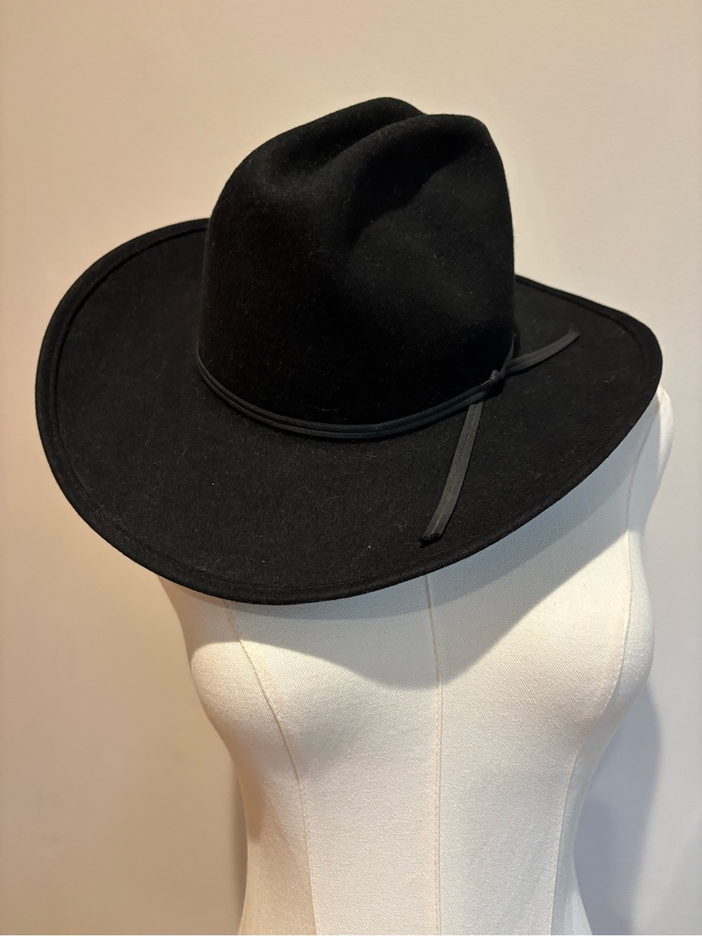 Brahma Bailey Black Wide Brim Wool Felt Hat - Women's Fashion Accessory
